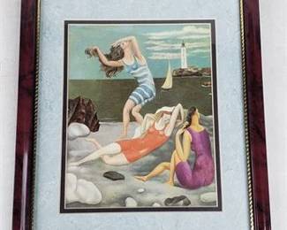 Lot 134   17 Bid(s)
Pablo Picasso's "The Bathers" Framed Art Print