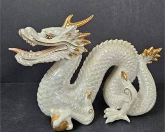 ] Lot 019   9 Bid(s)
Pearlized Porcelain Yoshimi Dragon Japan
