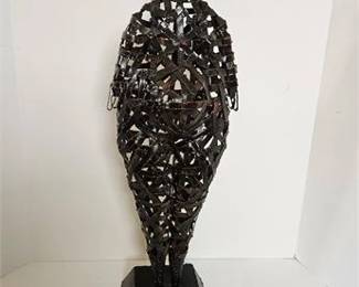 Lot 009   8 Bid(s)
Palacek Brutalist Woman Metal Sculpture