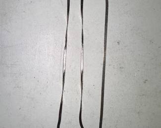 Sterling Silver Necklace and Bracelet $16.00