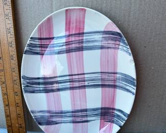 Oven Proof Underglaze Platter, Has a chip $5.00