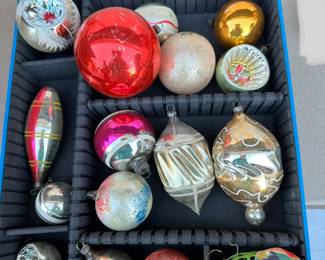 16 Vintage Ornaments $16.00