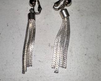Silver Earrings $4.00