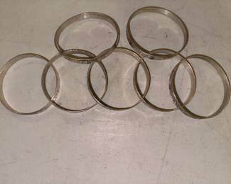 7 Silver Bracelets $25.00