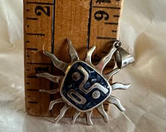 Miguel Melendez Sterling Pendant $55.00