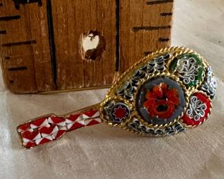 Mosaic Guitar Pin $8.00