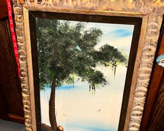 C. Lewis Perez Tree Art, loose from frame $45.00 17X29 inches