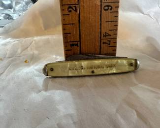 Citizen National Bank Knife $5.00