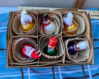 6 Figural Ornaments $20.00