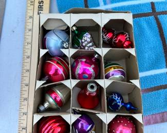 12 Smaller Ornaments $14.00