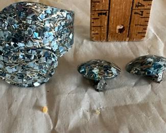 Bracelet and Clip on Earrings Blue $6.00