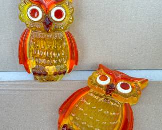 2 Acrylic Owls  $20.00