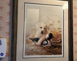 Fast Friends by Kaatz Signed and Numbered Framed $48.00