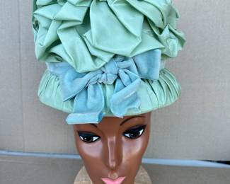 Poofy Hat with Bow $6.00