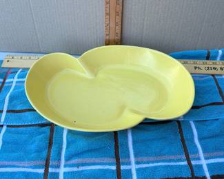 Pottery Yellow Serving Dish $12.00