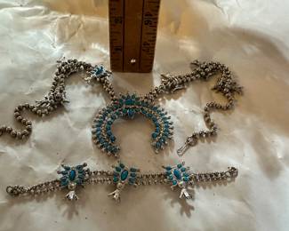 Costume Blossom Necklace and Bracelet $12.00