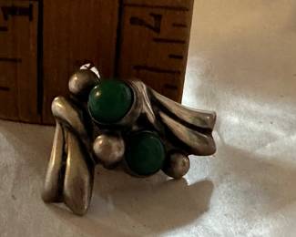 Pair of Screw Back Earrings Sterling $6.00