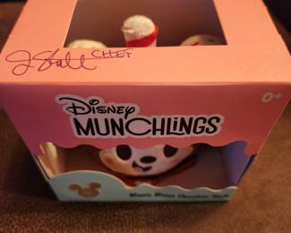 Disney Munchlings signed by Disney Chef John State $300.00