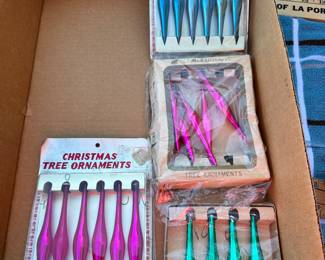 4 Boxed Ornaments $40.00