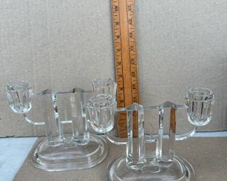Indiana Glass Candlesticks $22.00