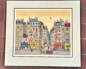 "Parade" Limited Edition Signed Print by Michael Delacroix. This measures 27 x 30.5 inches and is number 213/750. 