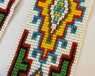 Native American Beaded Item measuring 38 inches long. 