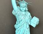 Statue of Liberty Water Fountain measuring 20 inches tall