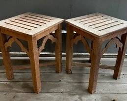 Pair of Kingsley-Bate Teak Side Tables

Each of these Kingsley-Bate Teak Side Tables measures 23 x 17 x 17 inches