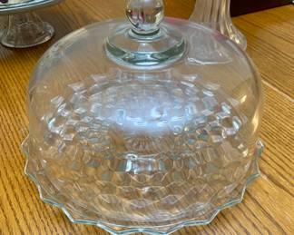 Covered Cake Plate