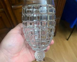 Heisey Victorian 1425 Crystal Ice Tea Glasses