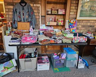 Quilting fabric, Rulers, Quilt Tops, Batting & Works in Progress