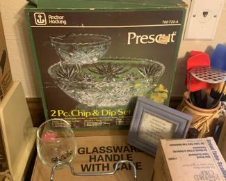 Anchor Hocking Chip & Dip Set