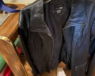 Ladies leather jacket 