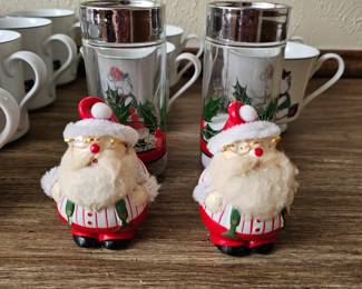 Vintage Santa Salt & Pepper Shakers