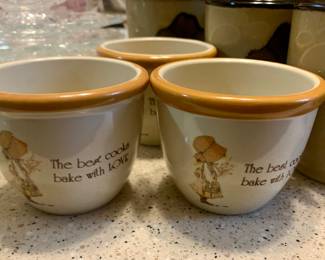 Small Vintage Holly Hobbie Bowls