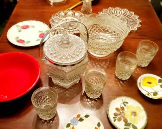 Wexford glass , Blue Ridge pottery 