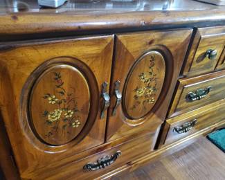 Hand Painted bedroom set