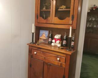 Unique pine cabinet,  vintage 