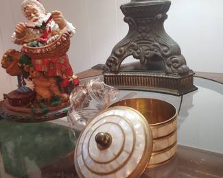 Vintage mother of pearl box