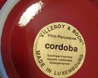 Villeroy & Boch pottery dish set