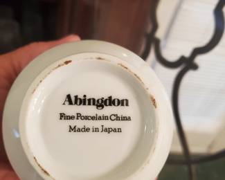Label on dish set