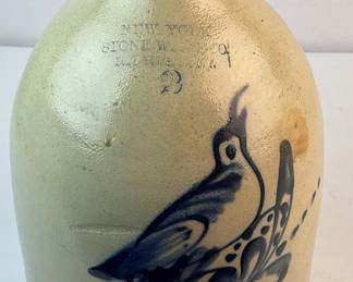 New York Stoneware Co. Fort Edward, N.Y. 2 Gallon Stoneware Jug