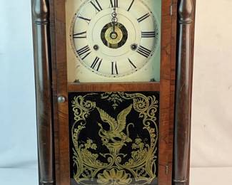 c. 1880 Seth Thomas Rosewood 30 Hour Time & Strike Shelf Clock