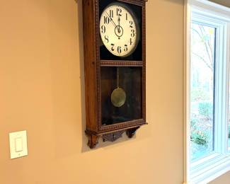 Antique wall clock