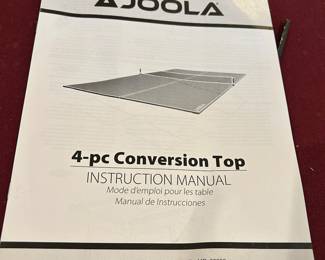 Ping pong conversion top for the pool table