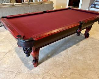 The pool table is available for pre-sale, only $700