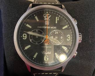 Christopher Wicks chronograph watch