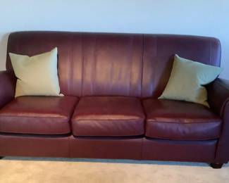 Milan Top Grain Leather Sofa