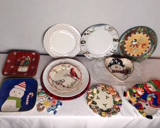 Neiman Marcus, Fitz and Floyd and More Collection of Holiday Plates