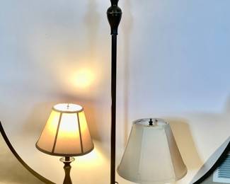 Dark Brown Bronze Tone Lamps
